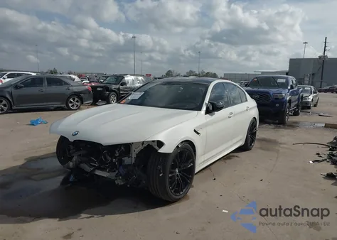 2020 BMW M5 Competition from USA, damaged, VIN WBSJF0C08LB448907